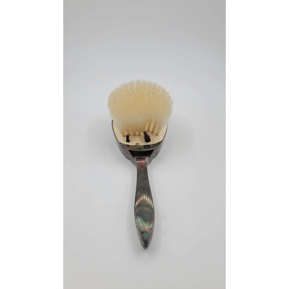 Antique Reuge Ste-Croix Silver Hairbrush Music Box‎ Swiss Movement West Germany